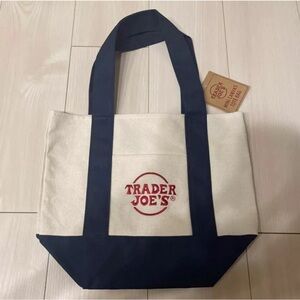 💙BLUE-NWT Trader Joe’s Mini Canvas Bag💙